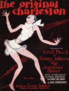 Josephine Baker v časopise „La Folie du Jour“. 1927 (ilustrace) od Roger de Valerio