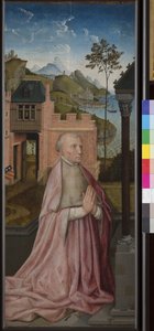 Oddaný v modlitbě, cca 1435 (tempera a olej na palubě) od Rogier van der (workshop of) Weyden