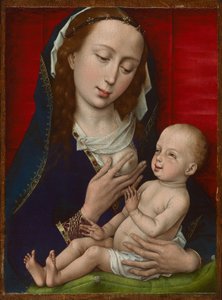 Panna s dítětem od Rogier van der (workshop of) Weyden