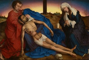 Pieta, c.1441 (olej na panelu) od Rogier van der Weyden