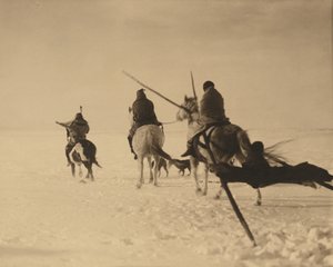 Blizzard, kolem roku 1910 (fotografie) od Roland W. Reed