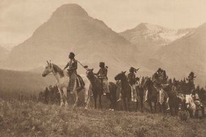 Hledači průsmyků, Piegan, Montana,1913 (foto) od Roland W. Reed