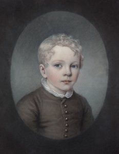 Edgeworth King v hnědém obleku od Rolinda Sharples or Ellen Sharples