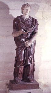 Vězeňský barbarský princ, z Villa Borghese, Řím (porfyr) od Roman