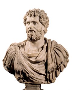 Art Rome: Busta římského císaře Septime Severe (císař 193 - 211 n. l.). Paříž, Musee du Louvre od Roman