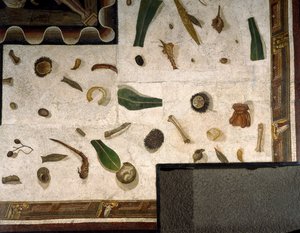 „Asarotos“ (podlaha nezametená) Fragmenty mozaiky podepsané Haraklitonem z Říma, 2. století našeho letopočtu od Roman