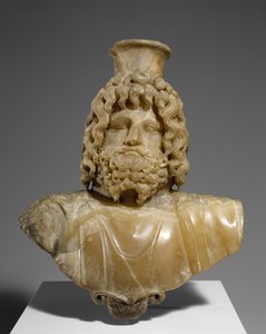 Busta Serapis, AD 100-150 (alabastr) od Roman