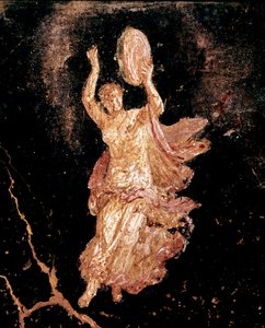 Tanečnice s tamburínou (freska od Roman