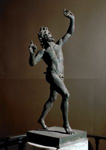 Tančící faun, bronzová socha, 2. století před naším letopočtem od Roman