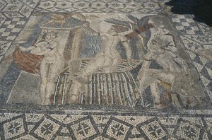 Diana a Actaeon, z podlahy 