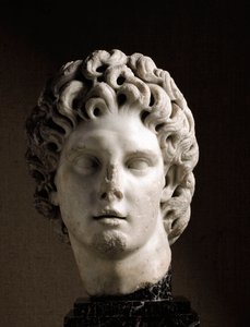 Hlava Alexandra Velikého, 2. století př. n. l. (socha) od Roman