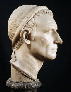 Hlava Antiocha III. Velikého (mramorová socha) od Roman