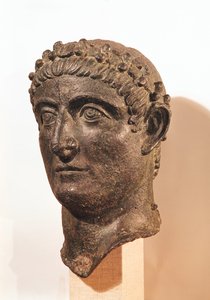Hlava Konstantina Velikého (asi 274-337) (bronz)