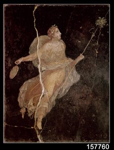 Maenad, z Domu lodi, Pompeje, 1. století př. n. l.-79 našeho letopočtu od Roman