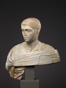 Mramorová portrétní busta Severuse Alexandra, 230-235 n. l. (mramor) od Roman