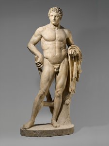 Mramorová socha mladého Herkula, 69-96 nl (mramor) od Roman