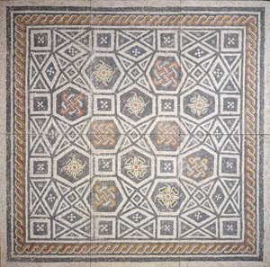 Mozaika, 2. století (mramor a sklo) od Roman