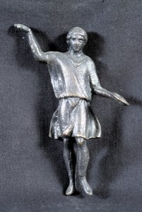 Ofrande soška en bronz, kol. soukromý, 2. stol. Pravděpodobně od poutníků v Martově chrámu. od Roman