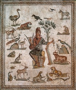 Orfeus obklopený zvířaty, 2. stol od Roman