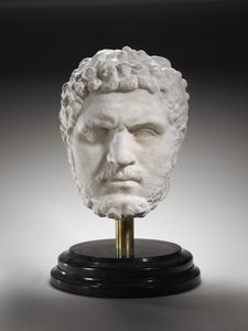 Portrét Caracally, císaře římské říše, AD 211-17 (mramor) od Roman