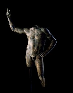 Portrét vládce, AD 200-225 (bronz) od Roman