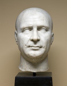 Portrét kněze Isis, počátek 2. století našeho letopočtu (prokonnéský mramor) od Roman