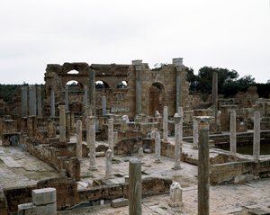 Veřejné lázně postavené za císaře Hadriána, 2. století od Roman
