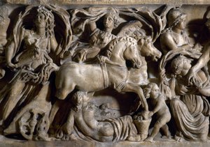 Rapture of Proserpina, detail (mramor) od Roman