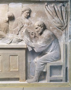 Reliéf z mauzolea zobrazující výběrčí daní od Roman