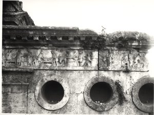 Reliéf od vlysu zobrazující proces výroby chleba, cca 30 př. n. l. (detail) od Roman
