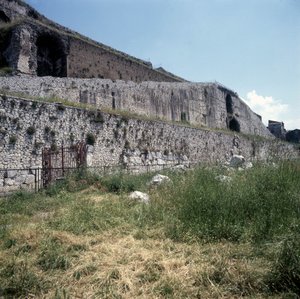 Svatyně štěstí v Palestrině, Lazio. od Roman