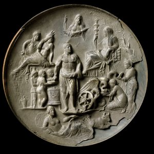 Stříbrná patera z Akvileje s alegorií plodnosti od Roman