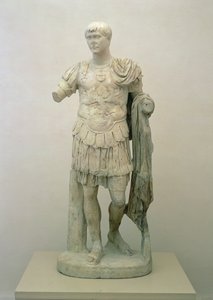 Socha císaře Trajána (asi 53-117) Antoninské období, asi 120 našeho letopočtu (pentelský mramor) od Roman