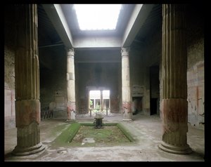 Impluvium v Domě stříbrné svatby od Roman