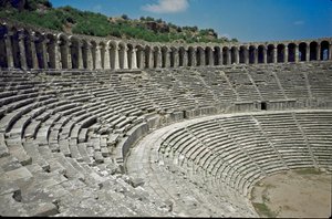 Pohled na divadlo, 2. století našeho letopočtu od Roman