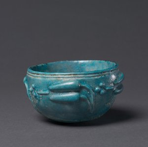 Mísa s ozdobou Lotus Bud, Egypt, 1-200 od Roman Imperial Period
