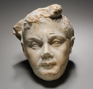 Hlava Trajana od Roman Imperial Period