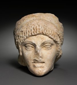 Hlava mladé ženy, 25-1 př.nl od Roman Imperial Period