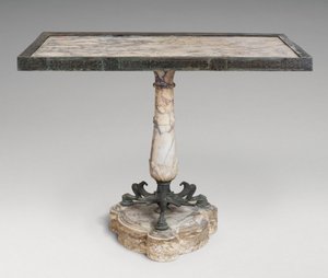 Mramorový a bronzový stůl od Roman Imperial Period