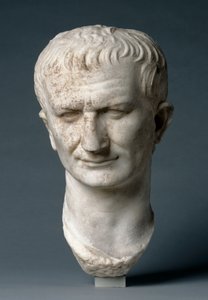 Portrét hlava státníka, možná Vespasian od Roman Imperial Period
