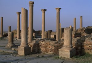 Pohled na knihovnu, cca 100 n. l., vrcholné císařské období (27 př. n. l. – 395 n. l.) od Roman Imperial Period