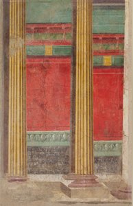Nástěnná malba z vily v Boscoreale, cca 50–40 př.nl. od Roman Republican Period