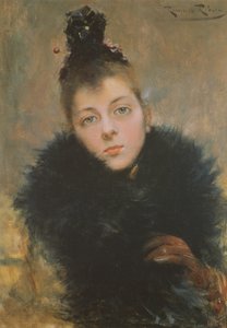Portrét ženy od Roman Ribera Ciara