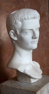 Art Řím Busta císaře Caliguly (12 - 41 n. l.) mramorové Musee du Louvre. od Roman Roman