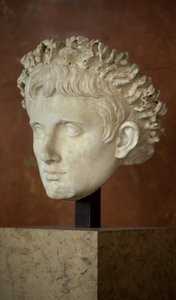 Art Řím Hlava císaře Augusta (63 př. n. l. - 14 n. l.) mramor od Roman Roman