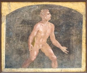 Discobolus, z vily Arianna ve Stabiae od Roman Roman