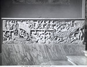 Raně křesťanský sarkofág (mramor) od Roman Roman