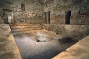 Itálie, Kampánie, Herculaneum, Předměstské lázně od Roman Roman