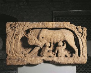 Romulus a Remus (vápenec) od Roman Roman