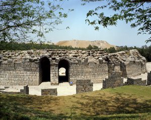Pohled na římské divadlo Scythopolis, 2. století před naším letopočtem – 4. století našeho letopočtu od Roman Roman